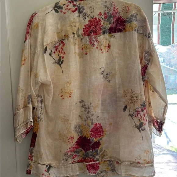 Vintage Goa Embroidered Blouse Large - Picture 9 of 10